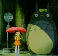 Early watercolor from The Art of Totoro